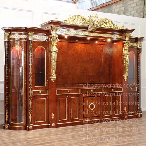 MQ 149 – French Empire Style Entertainment Cabinet – 546x61x297cm
