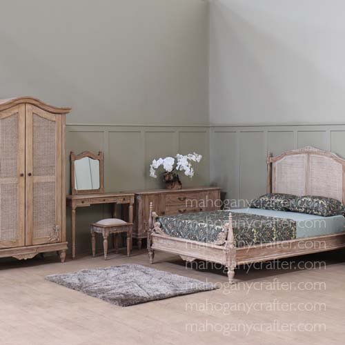 SET 060 – Tropical Cane Bedroom Set of 5