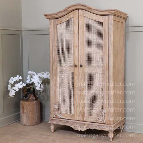 WD 102 – Tropical Cane Wardrobe – 122x66x210cm