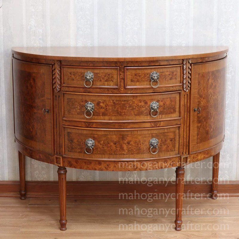 1031-46 -demilune table 121x61x90cm