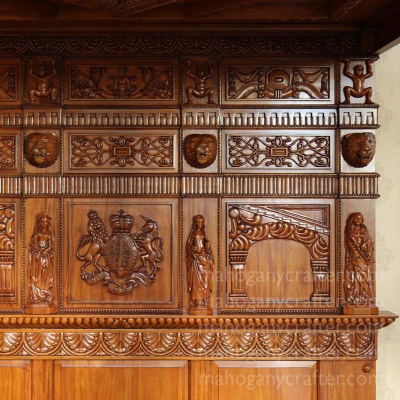 B 001 – King James Canopy Bed-MW-NC 7